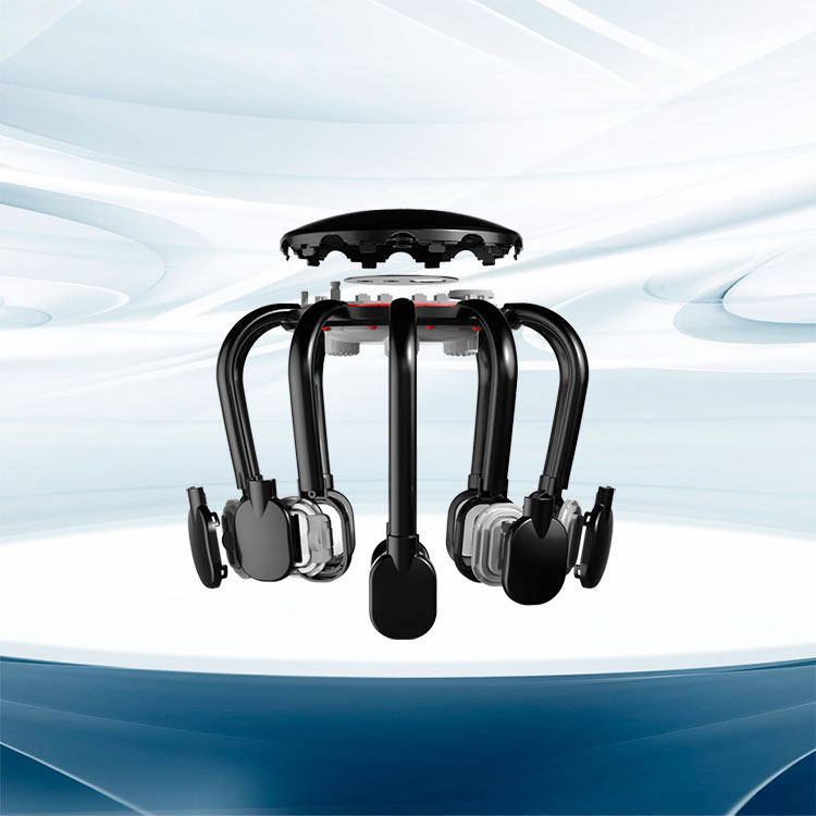 Massager ceann cliste le téamh